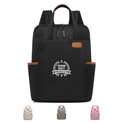 Stylish College & Office Backpack – Durable Polyester Design