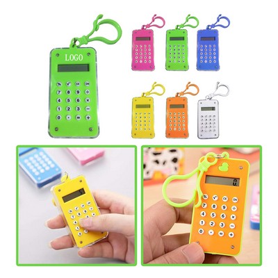 Calculator Keychain with Labyrinth Puzzle