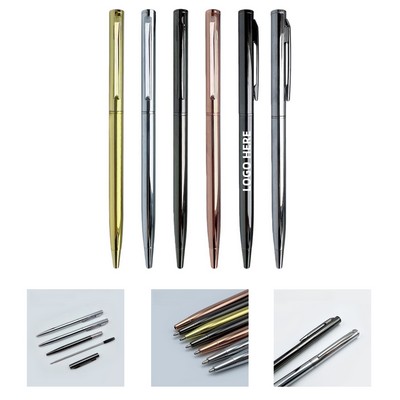 Electroplated Metal Ballpoint Pen