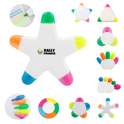 5" 1 Fluorescent Markers Highlighter