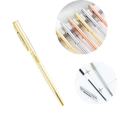 Stainless Steel Ballpoint Pens Black Ink Medium Point