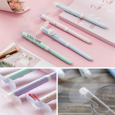 Ballpoint Pen w/Flash Fan