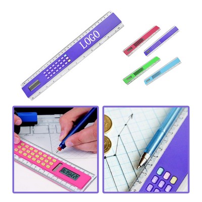 Multifunction Plastic Ruler Calculator
