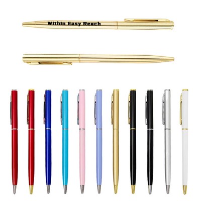 Metal Ballpoint Pens with Twist Action