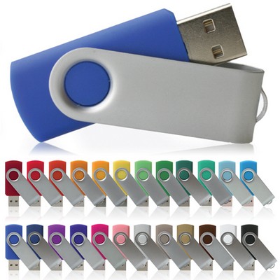 High Speed USB 2.0 Swivel Twister Flash Drive (4GB)
