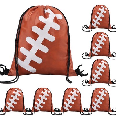 Sublimation Custom Rugby Drawstring Backpack For Children