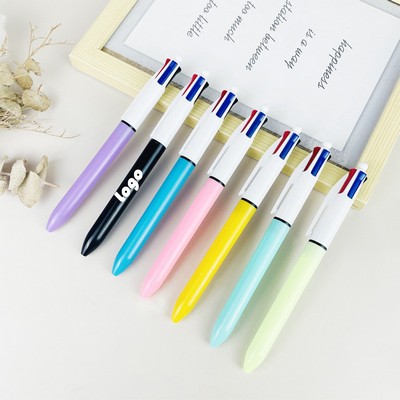 4-Tone Original Retractable Ballpoint Pen, Medium Tip