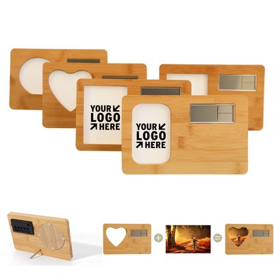 Custom Weather Station Desktop Digital Clock Photo Frame