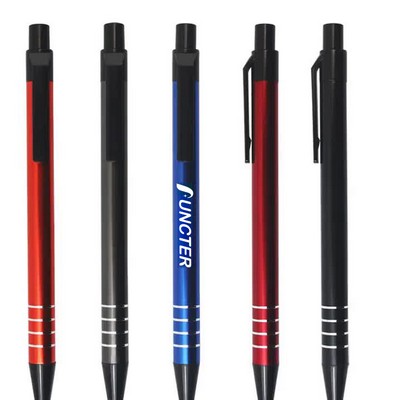 Metal Ring Click Ballpoint Pen