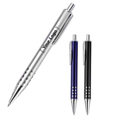 Click Action Metal Ballpoint Pen