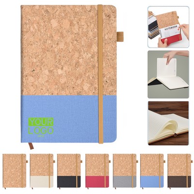 A5 Cork Pattern Splicing Notebook