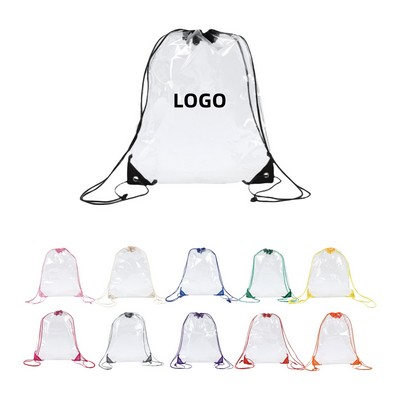 Clear Drawstring Bag