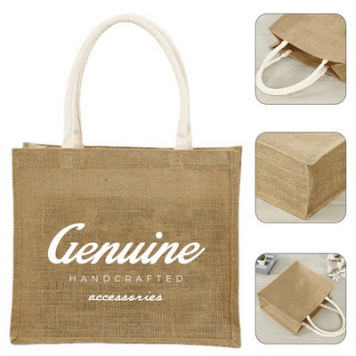 Natural Jute Eco-friendly Tote Bag