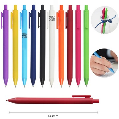 Multicolor Soft PVC Retractable Ballpoint Pen