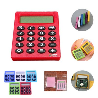 Mini Portable Pocket Cartoon Calculator