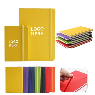A5 Premium PU Leather Strap Notebook